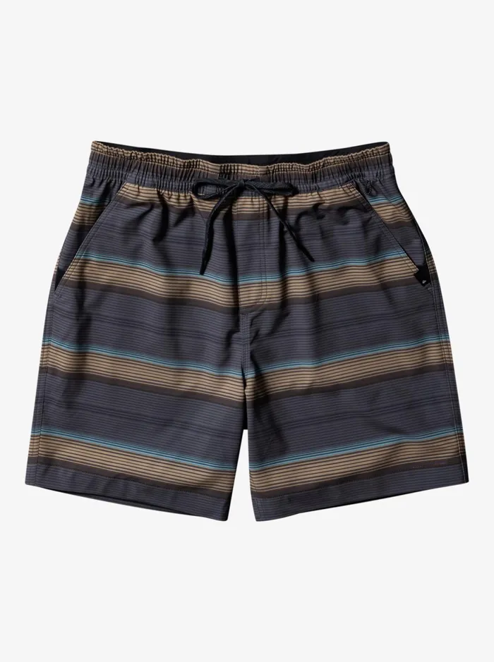 Shorts and Amphibians Men Quiksilver Taxer Print 18034 Amphibian Boardshorts Plage