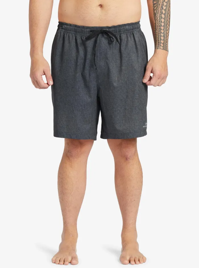 Shorts and Amphibians Men Quiksilver Waterman After Surf Stretch 20034 Amphibian Boardshorts Black Heather Shorts and Amphibians Men Quiksilver Waterman After Surf Stretch 20034 Amphibian Boardshorts Black Heather