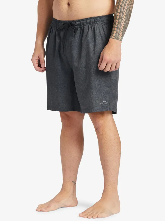 Shorts and Amphibians Men Quiksilver Waterman After Surf Stretch 20034 Amphibian Boardshorts Black Heather Shorts and Amphibians Men Quiksilver Waterman After Surf Stretch 20034 Amphibian Boardshorts Black Heather