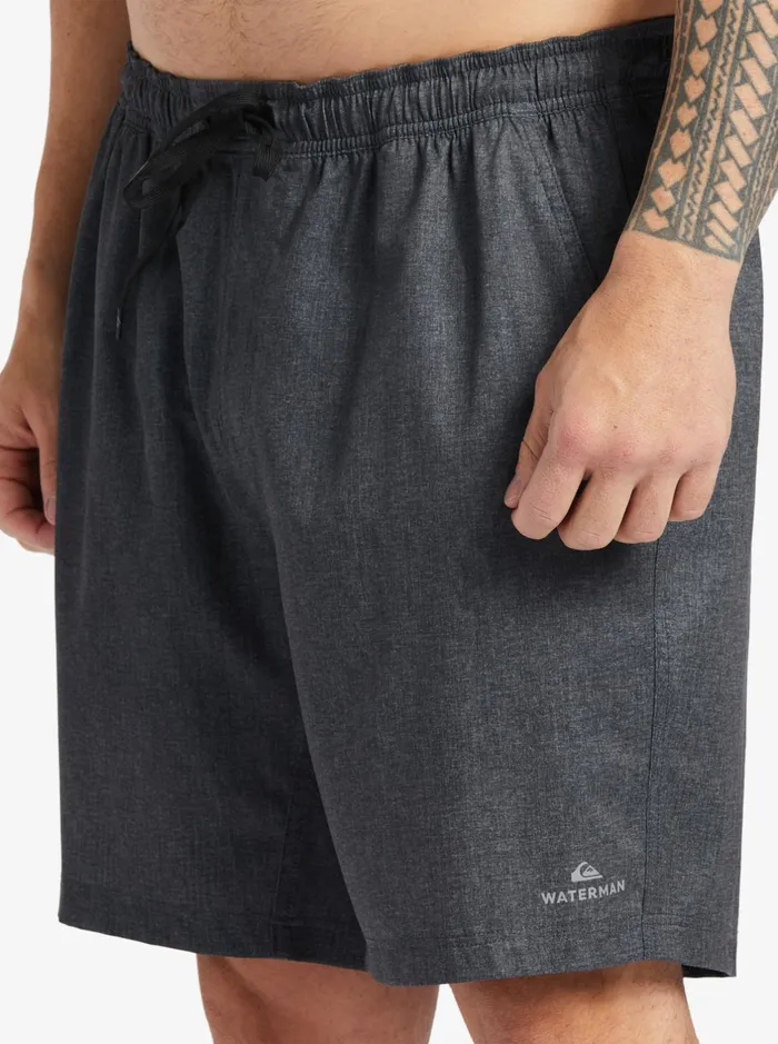 Shorts and Amphibians Men Quiksilver Waterman After Surf Stretch 20034 Amphibian Boardshorts Black Heather Shorts and Amphibians Men Quiksilver Waterman After Surf Stretch 20034 Amphibian Boardshorts Black Heather