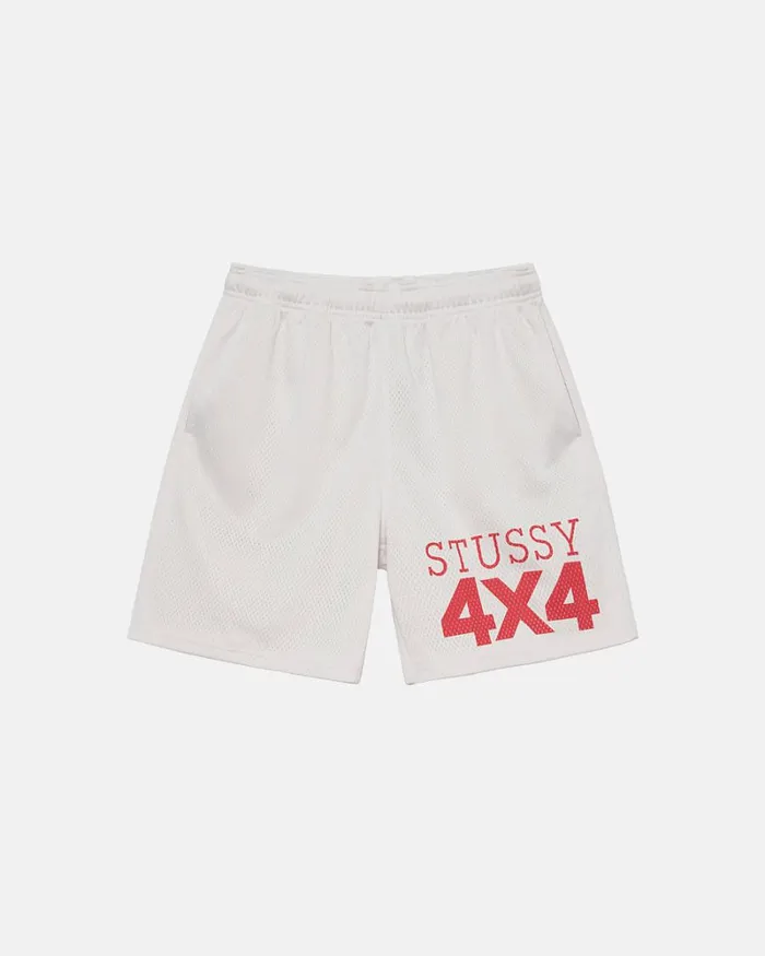 Shorts Men Stussy 4X4 MESH SHORT Bone