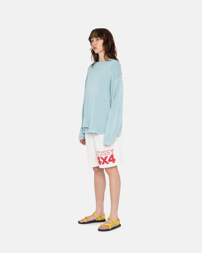 Shorts Men Stussy 4X4 MESH SHORT Bone Shorts Men Stussy 4X4 MESH SHORT Bone