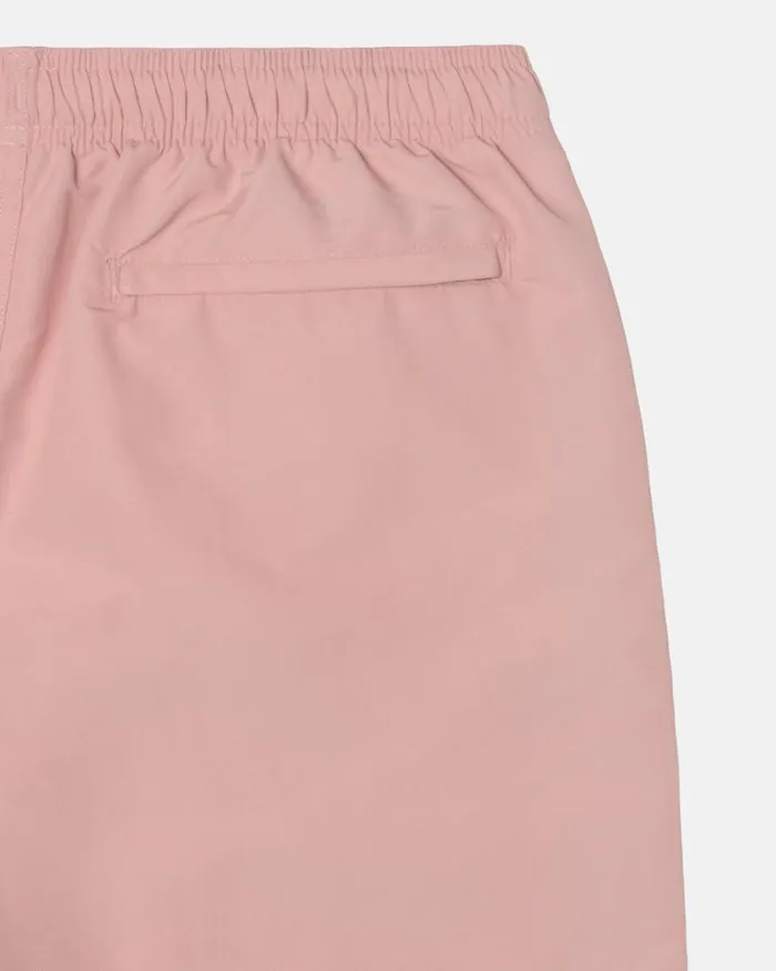 Shorts Men Stussy BIG BASIC WATER SHORT Pink Shorts Men Stussy BIG BASIC WATER SHORT Pink