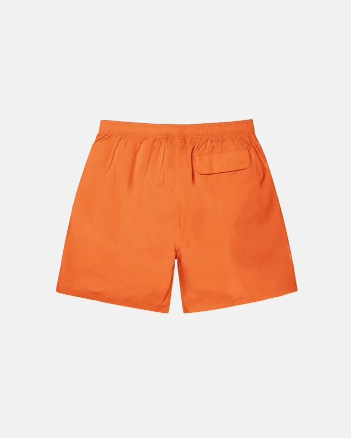 Shorts Men Stussy BIG STOCK NYLON SHORT Orange Shorts Men Stussy BIG STOCK NYLON SHORT Orange