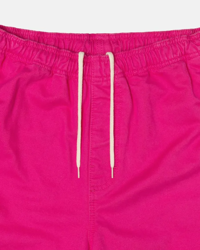 Shorts Men Stussy BRUSHED BEACH SHORT Hot Pink Shorts Men Stussy BRUSHED BEACH SHORT Hot Pink