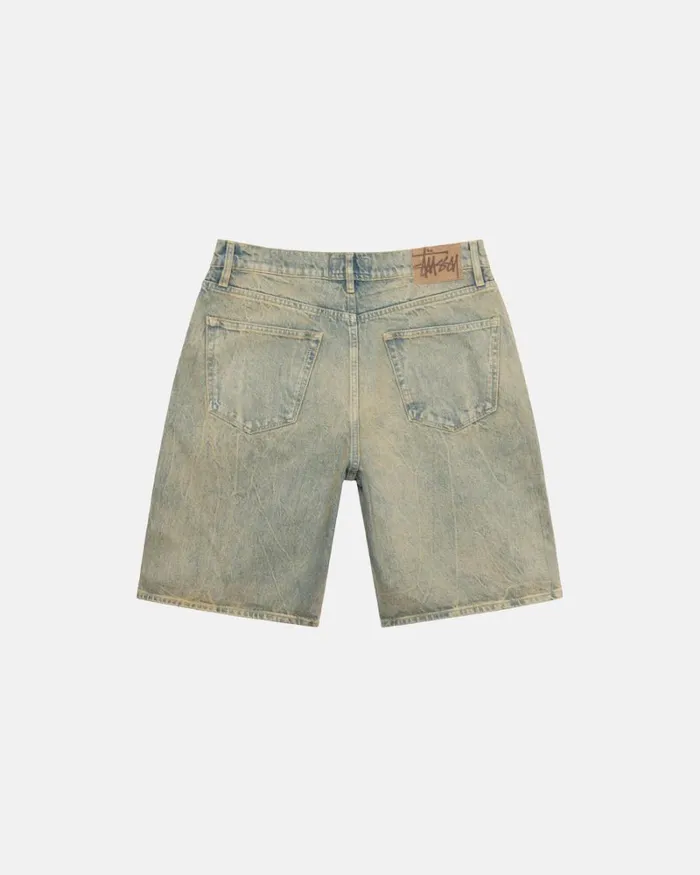 Shorts Men Stussy SANDWASH DENIM BIG OL039 SHORTS Sand Wash Shorts Men Stussy SANDWASH DENIM BIG OL039 SHORTS Sand Wash