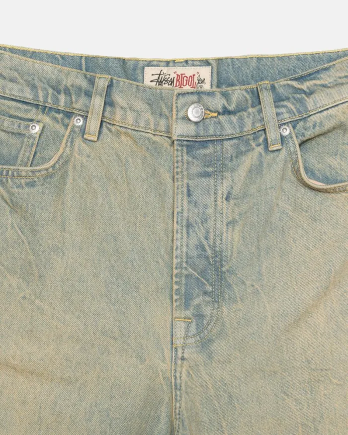 Shorts Men Stussy SANDWASH DENIM BIG OL039 SHORTS Sand Wash Shorts Men Stussy SANDWASH DENIM BIG OL039 SHORTS Sand Wash
