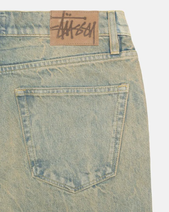 Shorts Men Stussy SANDWASH DENIM BIG OL039 SHORTS Sand Wash Shorts Men Stussy SANDWASH DENIM BIG OL039 SHORTS Sand Wash