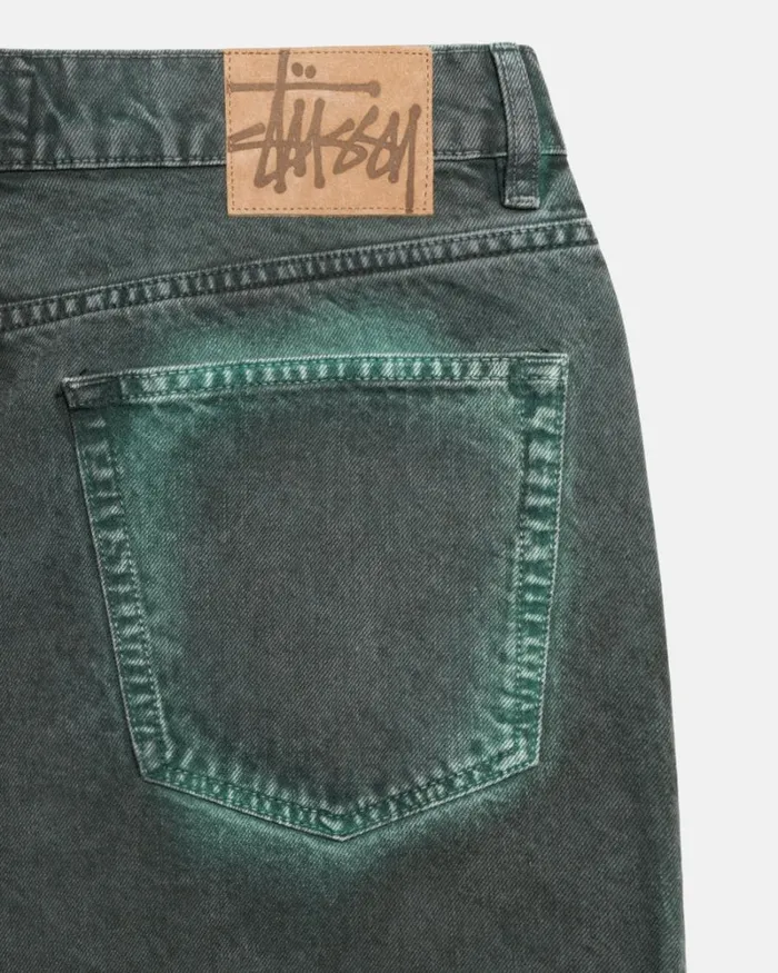 Shorts Men Stussy SPRAY DYE BIG OL039 SHORTS Black Shorts Men Stussy SPRAY DYE BIG OL039 SHORTS Black