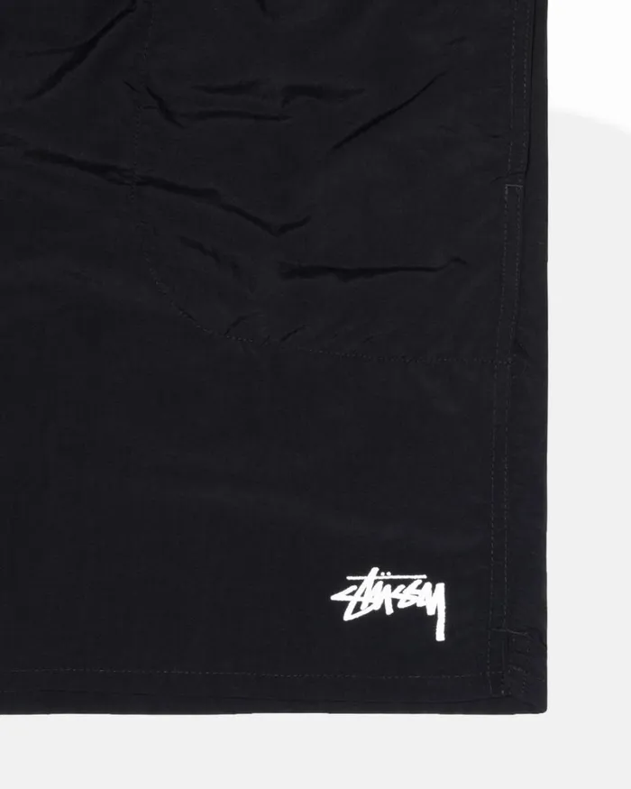 Shorts Men Stussy STOCK WATER SHORT Black Shorts Men Stussy STOCK WATER SHORT Black
