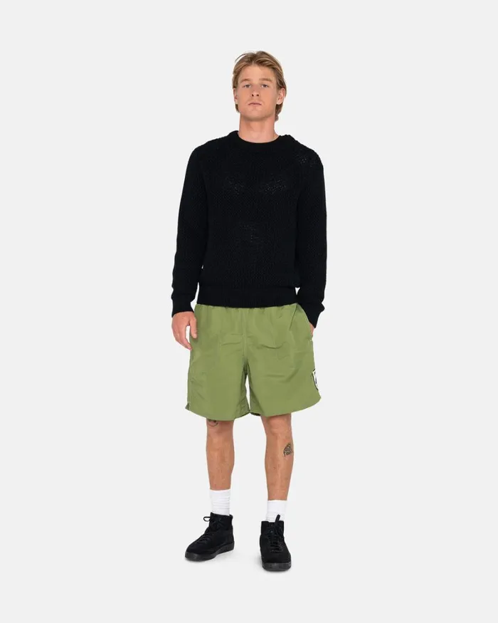 Shorts Men Stussy SURFMAN PATCH WATER SHORT Leaf Shorts Men Stussy SURFMAN PATCH WATER SHORT Leaf