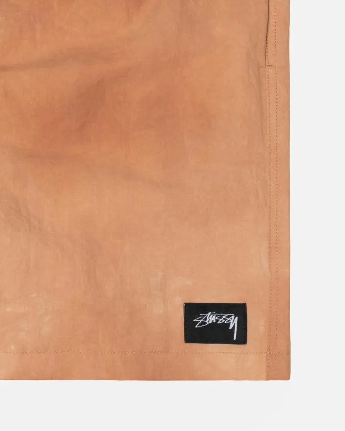 Shorts Men Stussy WAVE DYE NYLON SHORT Orange Shorts Men Stussy WAVE DYE NYLON SHORT Orange