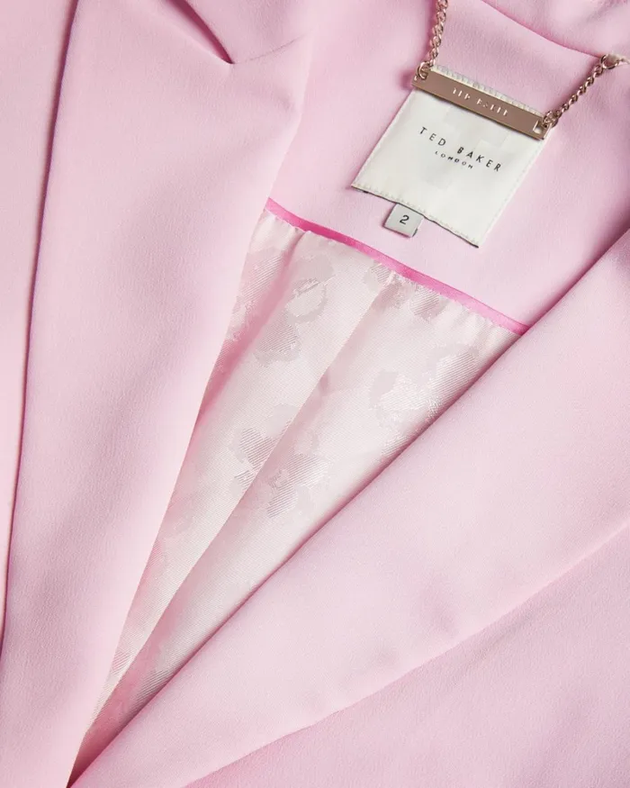 Single Breasted Slim Fit Blazer Lilac Women Ted Baker Clothing Single Breasted Slim Fit Blazer Lilac Women Ted Baker Clothing