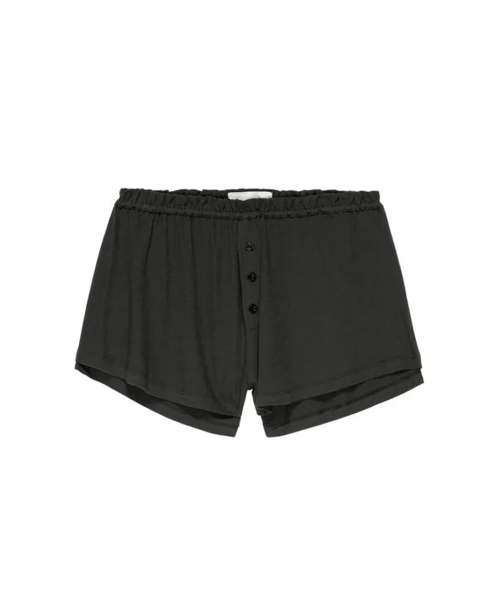Sleep Bottoms Women039s The Great The Tap Short Washed Black