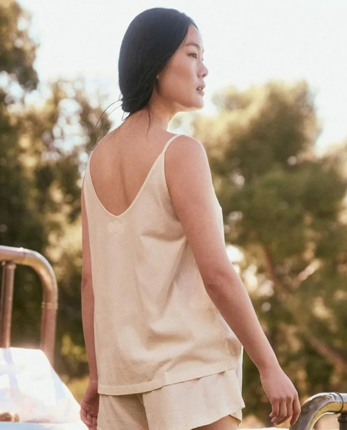 Sleep Tops Women039s The Great The Sleep Cami Tank Washed White