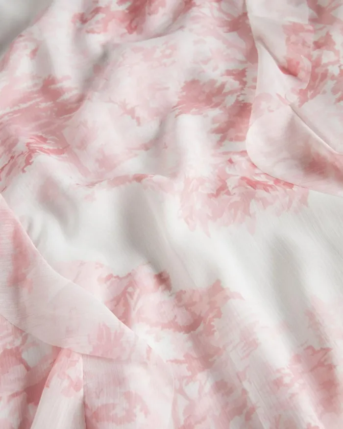 Sleeveless Waterfall Mini Dress Dusky Pink Women Ted Baker Dresses Sleeveless Waterfall Mini Dress Dusky Pink Women Ted Baker Dresses