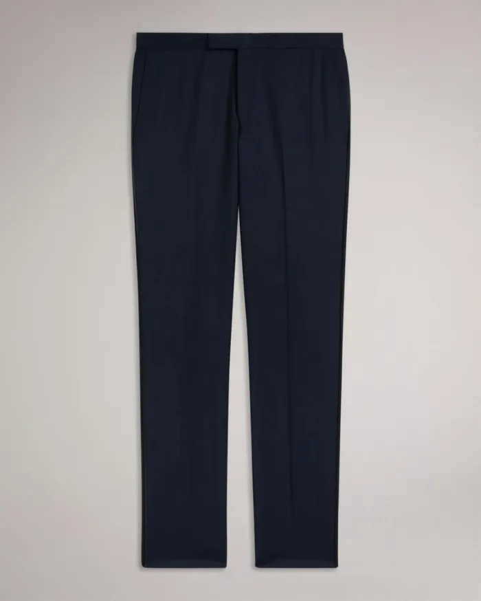 Slim Fit Tuxedo Suit Trousers Navy Men Ted Baker Clothing