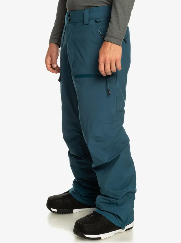 Snow Pants Men Quiksilver Utility Shell Snow Pants Majolica Blue Snow Pants Men Quiksilver Utility Shell Snow Pants Majolica Blue