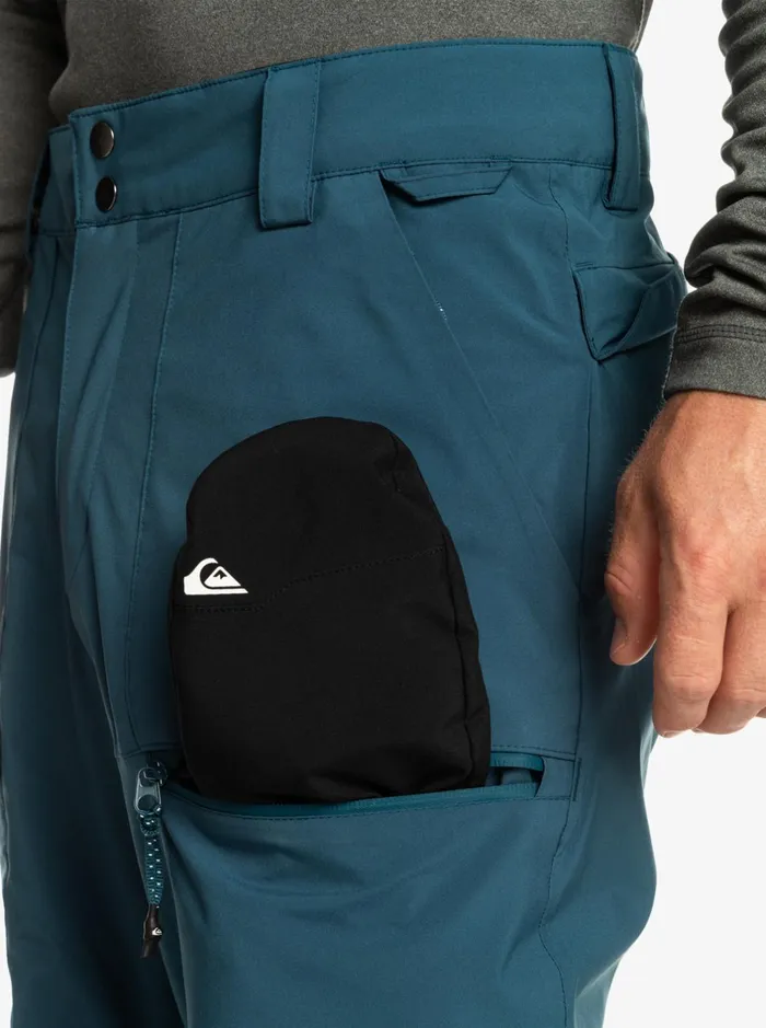 Snow Pants Men Quiksilver Utility Shell Snow Pants Majolica Blue Snow Pants Men Quiksilver Utility Shell Snow Pants Majolica Blue