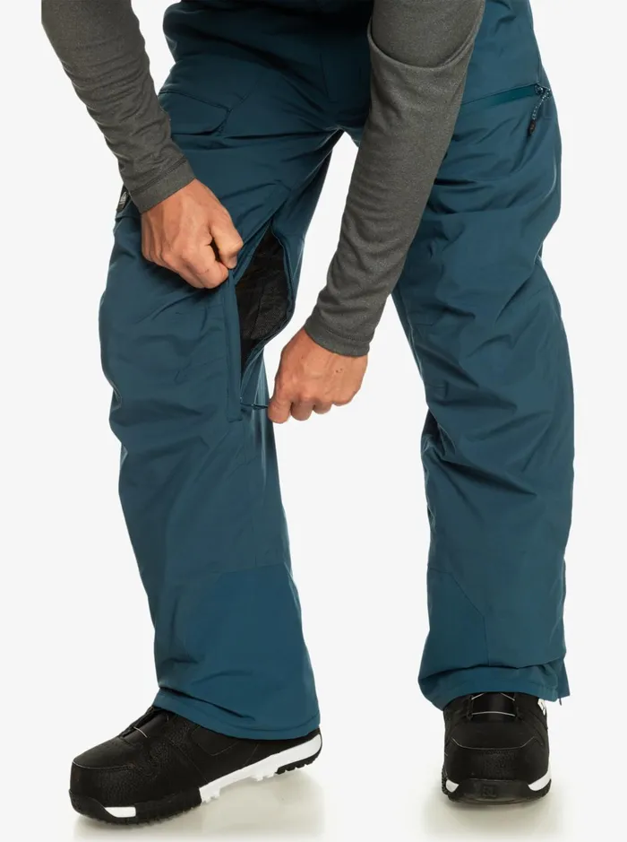 Snow Pants Men Quiksilver Utility Shell Snow Pants Majolica Blue Snow Pants Men Quiksilver Utility Shell Snow Pants Majolica Blue
