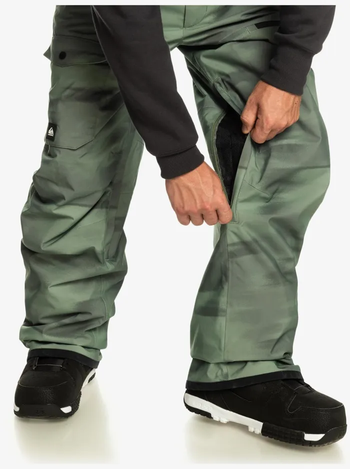 Snow Pants Men Quiksilver Utility Technical Snow Bib Pants Break Off Laurel Wreath Snow Pants Men Quiksilver Utility Technical Snow Bib Pants Break Off Laurel Wreath