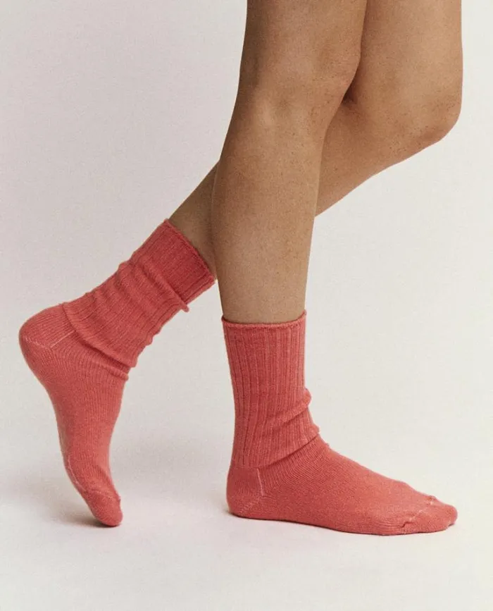 Socks Women039s The Great The Cashmere Sock Bright Rose
