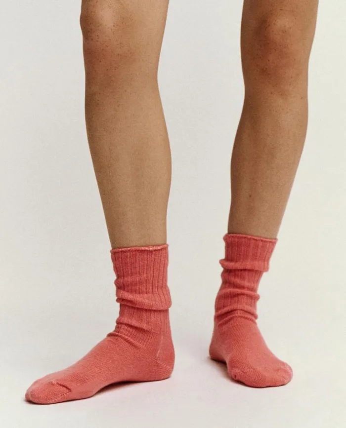 Socks Women039s The Great The Cashmere Sock Bright Rose