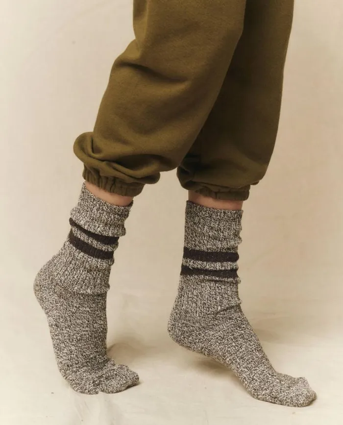 Socks Women039s The Great The Marled Athletic Sock Chocolate