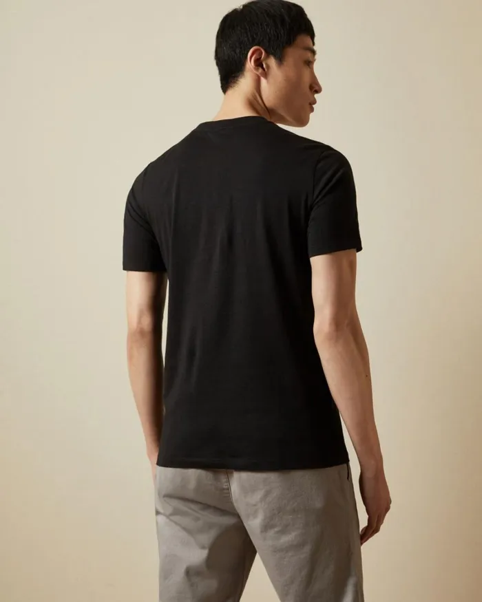 SS Branded Tshirt Black Men Ted Baker Clothing SS Branded Tshirt Black Men Ted Baker Clothing