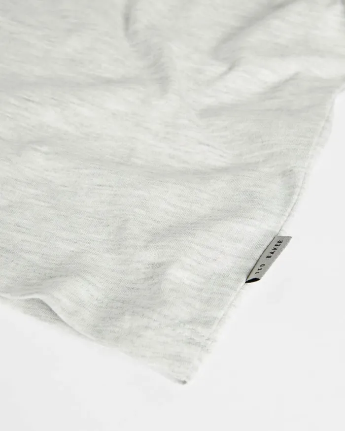 SS Branded Tshirt Gray Men Ted Baker Clothing SS Branded Tshirt Gray Men Ted Baker Clothing