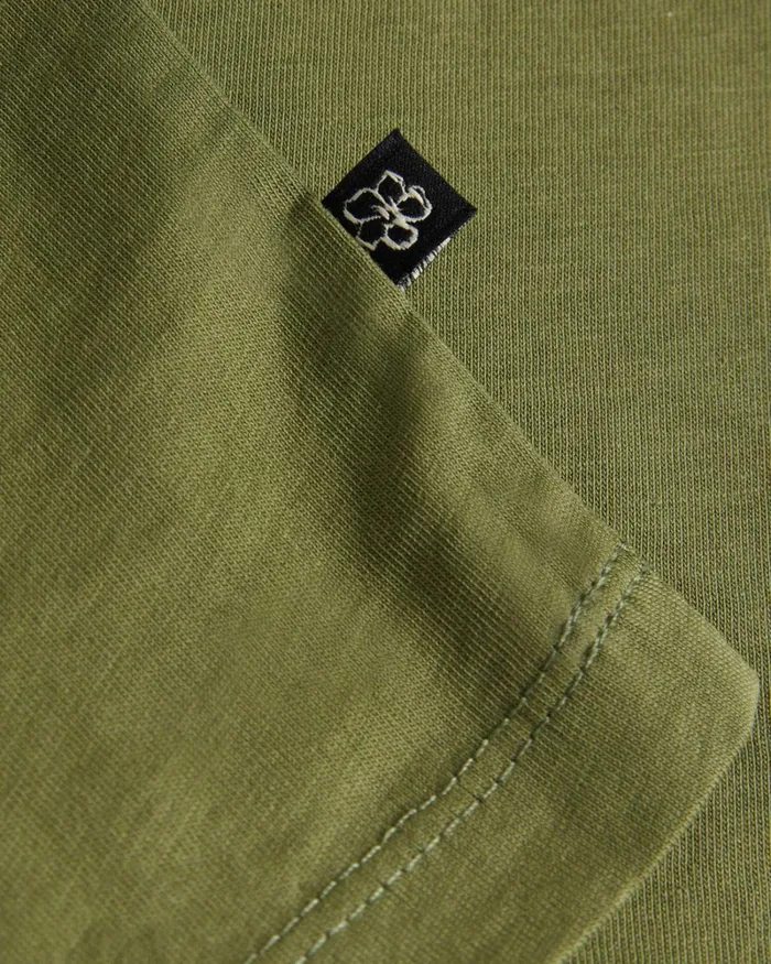 SS Branded Tshirt Khaki Men Ted Baker Clothing SS Branded Tshirt Khaki Men Ted Baker Clothing