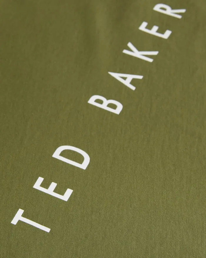 SS Branded Tshirt Khaki Men Ted Baker Clothing SS Branded Tshirt Khaki Men Ted Baker Clothing