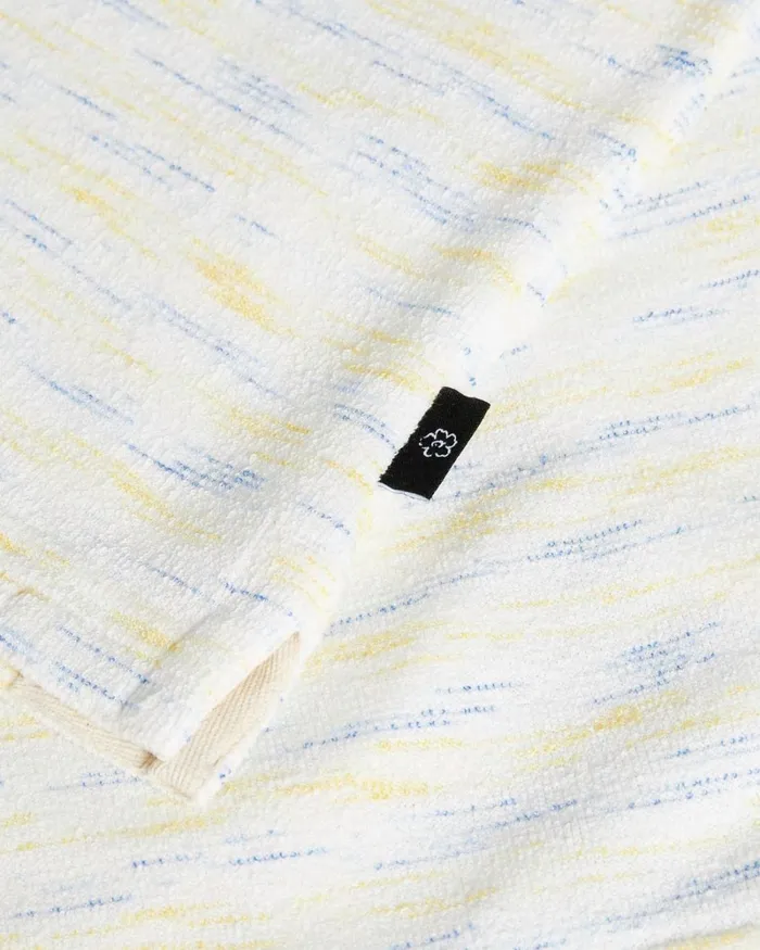 SS Open Collar Towelling Polo Yellow Men Ted Baker Tops SS Open Collar Towelling Polo Yellow Men Ted Baker Tops