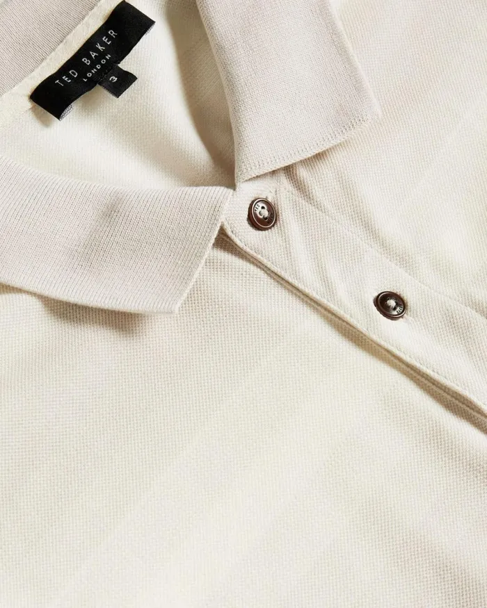 SS Striped Polo Light Gray Men Ted Baker Clothing SS Striped Polo Light Gray Men Ted Baker Clothing