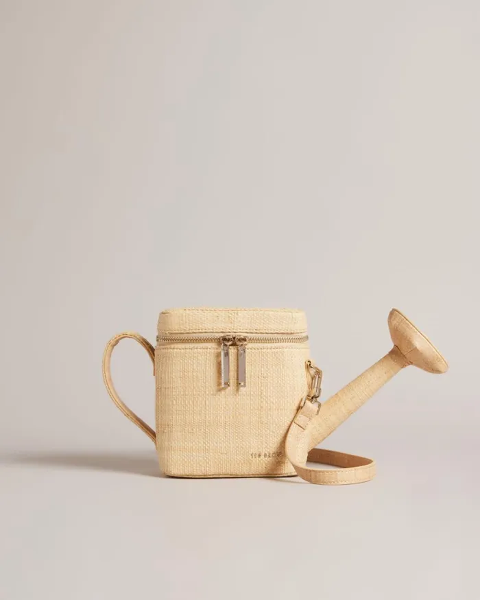 Straw Watering Can Cross Body Bag Natural Women Ted Baker Bags