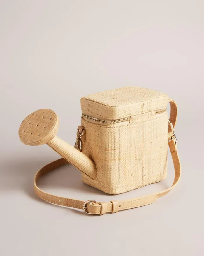 Straw Watering Can Cross Body Bag Natural Women Ted Baker Bags