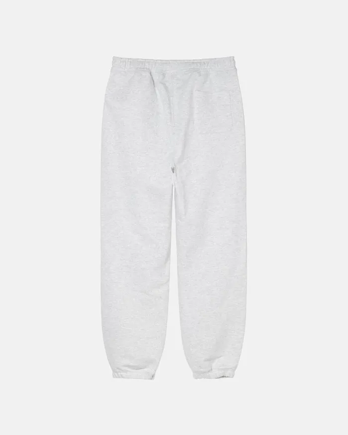 Sweats Men Stussy 8 BALL EMBROIDERED PANT Ash Heather Sweats Men Stussy 8 BALL EMBROIDERED PANT Ash Heather