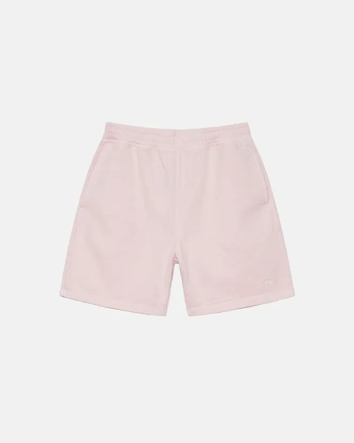 Sweats Men Stussy OVERDYED STOCK LOGO SWEAT SHORT Lt Pink