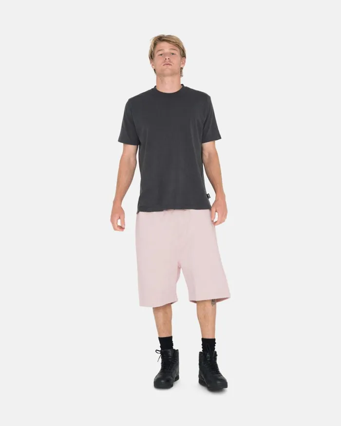 Sweats Men Stussy OVERDYED STOCK LOGO SWEAT SHORT Lt Pink Sweats Men Stussy OVERDYED STOCK LOGO SWEAT SHORT Lt Pink