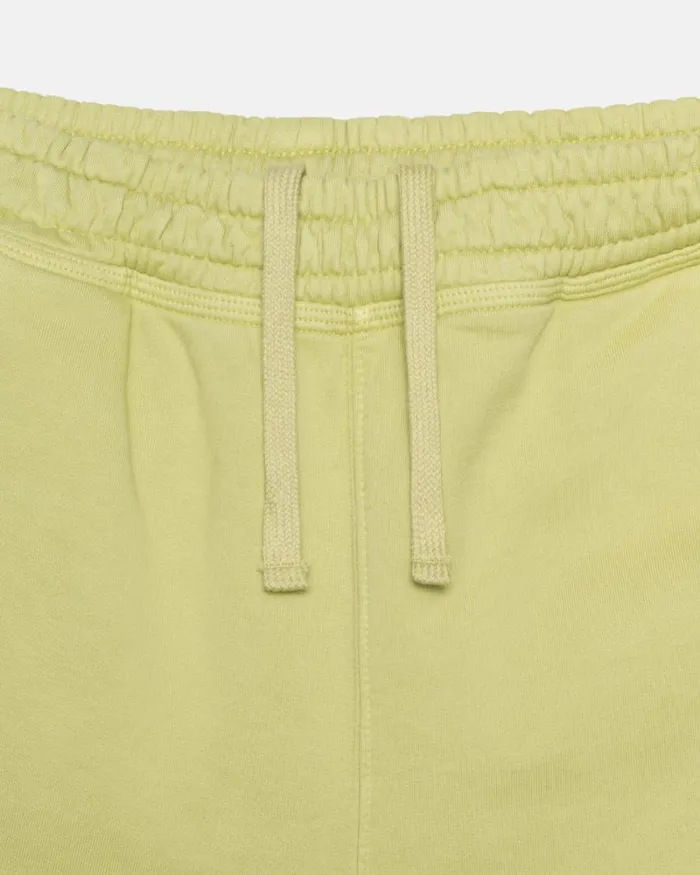 Sweats Men Stussy OVERDYED STOCK LOGO SWEAT SHORT Pale Green Sweats Men Stussy OVERDYED STOCK LOGO SWEAT SHORT Pale Green