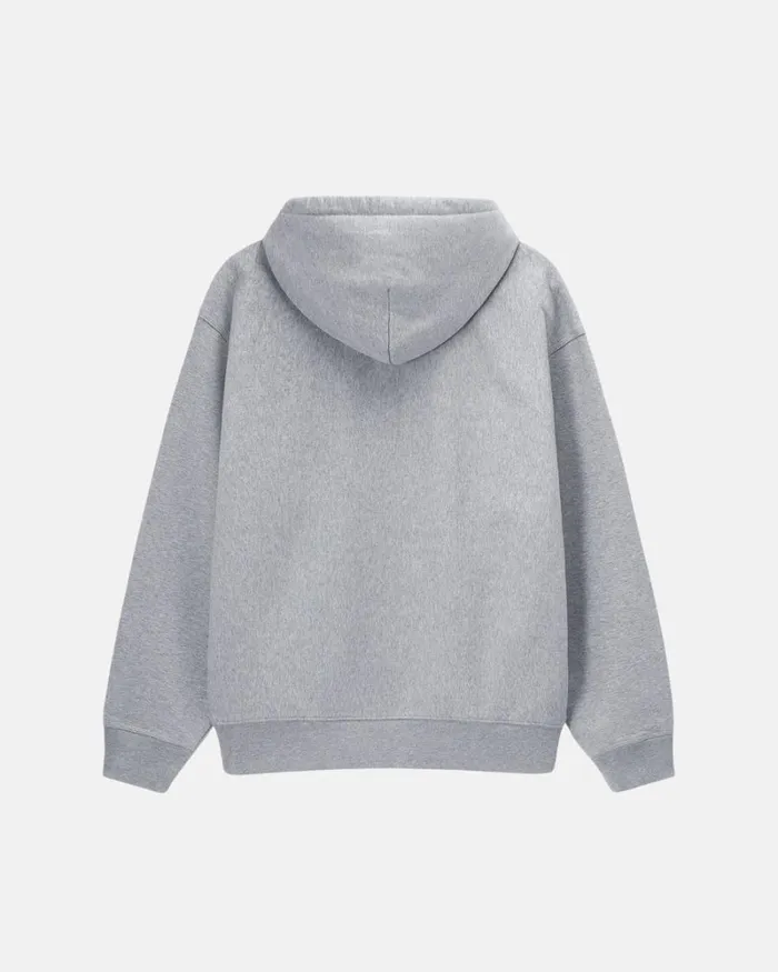 Sweats Men Stussy STOCK LOGO HOODIE Grey Heather Sweats Men Stussy STOCK LOGO HOODIE Grey Heather