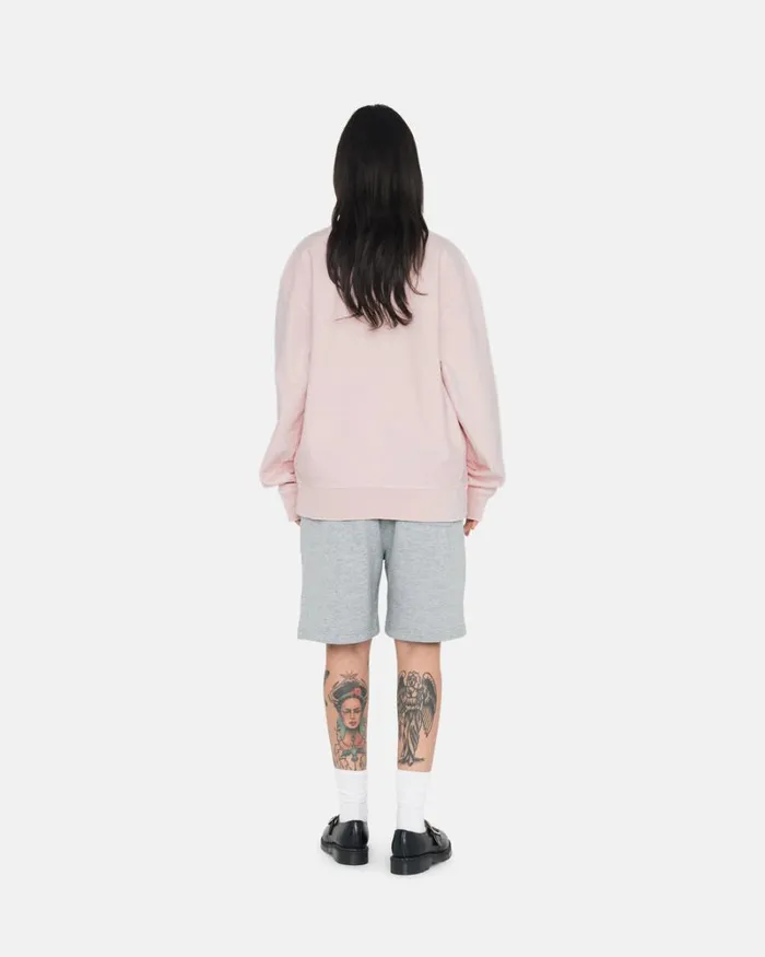 Sweats Men Stussy STOCK LOGO SWEAT SHORT Grey Heather Sweats Men Stussy STOCK LOGO SWEAT SHORT Grey Heather