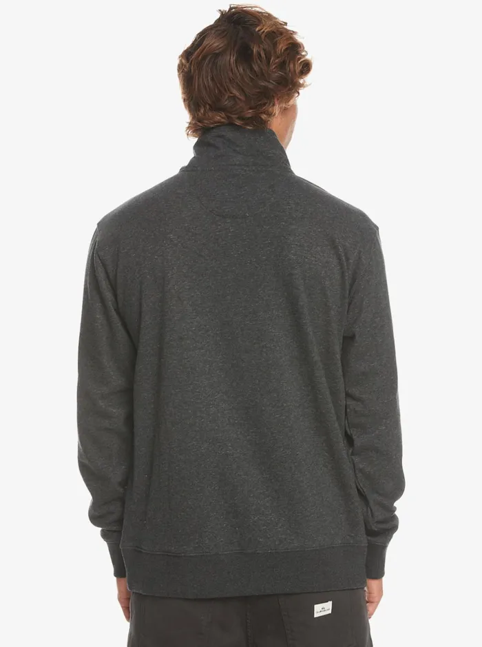 Sweatshirts and Hoodies Men Quiksilver Bold Omni HalfZip Sweatshirt Black Heather Sweatshirts and Hoodies Men Quiksilver Bold Omni HalfZip Sweatshirt Black Heather
