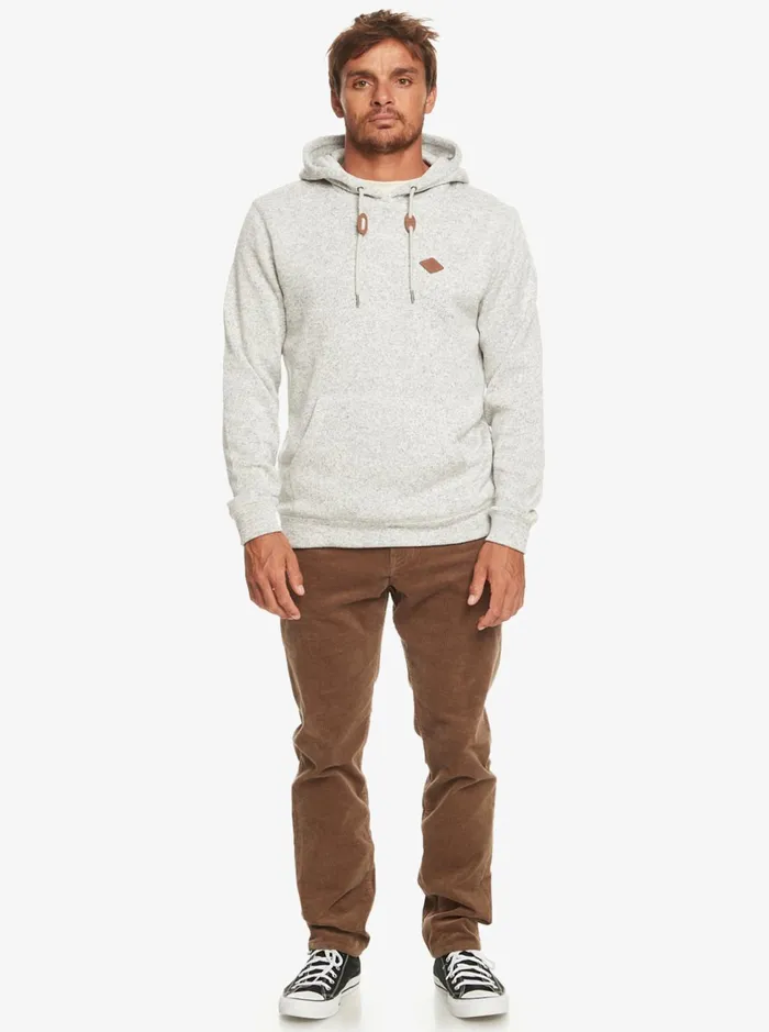 Sweatshirts and Hoodies Men Quiksilver Keller Fleece Top Light Grey Heather Sweatshirts and Hoodies Men Quiksilver Keller Fleece Top Light Grey Heather