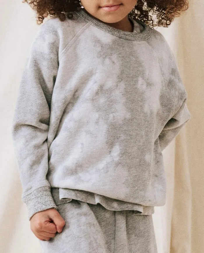 Sweatshirts Little039s The Great The Little College Sweatshirt Bleached Out Heather Grey