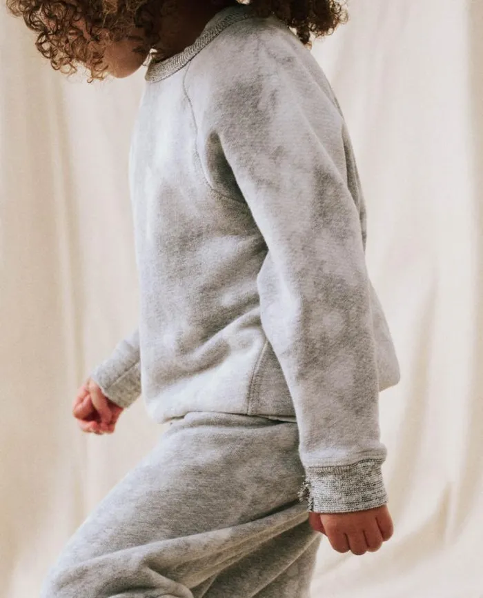 Sweatshirts Little039s The Great The Little College Sweatshirt Bleached Out Heather Grey