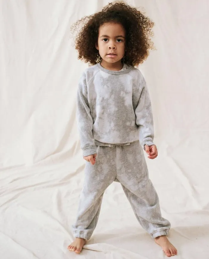 Sweatshirts Little039s The Great The Little College Sweatshirt Bleached Out Heather Grey
