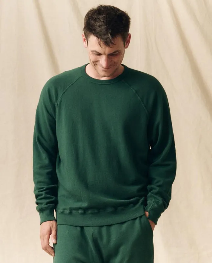 Sweatshirts Men039s The Great The Men039s College Sweatshirt Green Grove
