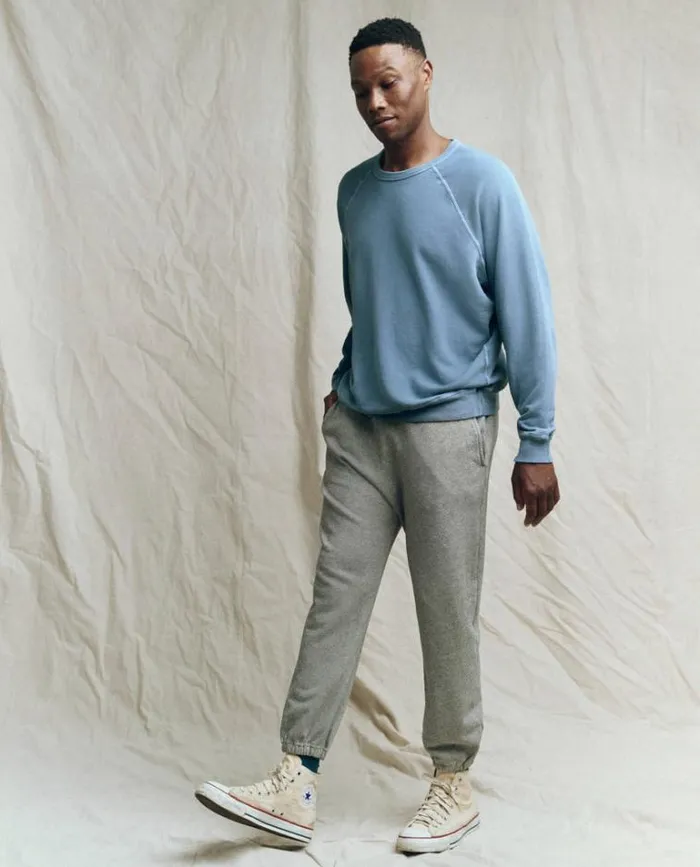 Sweatshirts Men039s The Great The Men039s College Sweatshirt Vintage Cornflower