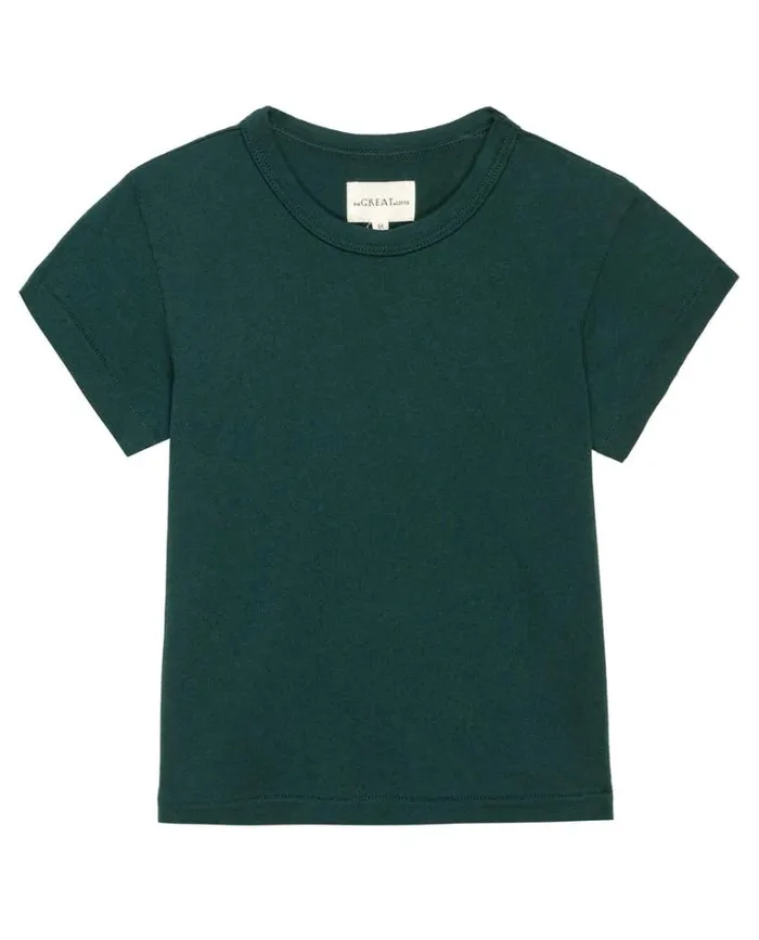 Tshirts Little039s The Great The Little Boxy Crew Green Grove
